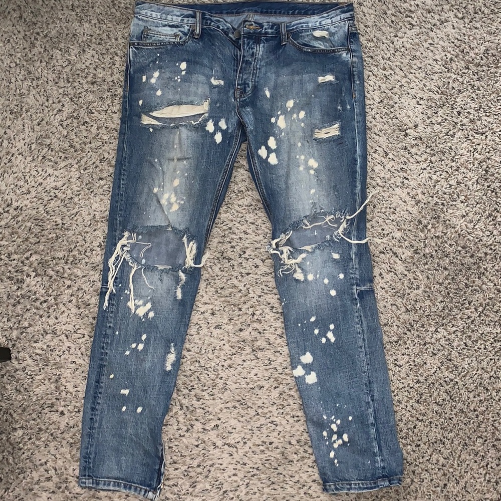 MNML distressed Blue Jeans Jeans